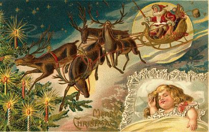 Santa-Claus-with-the-Reindeers-Vintage-Christmas-Clip-Art